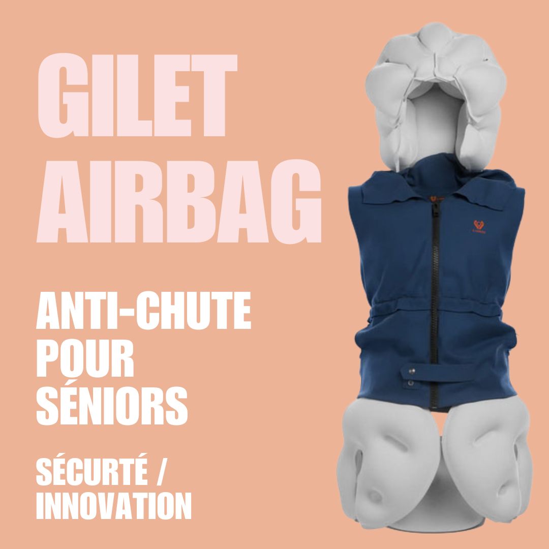 S-Airbag - Gilet AIRBAG anti-chute pour personnes âgées