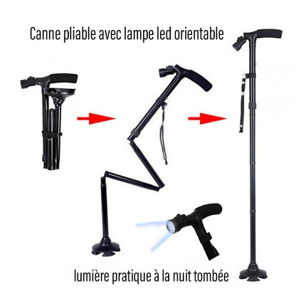 KanLed  - La Canne de marche avec Lampe led